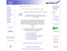 Tablet Screenshot of notateit.com